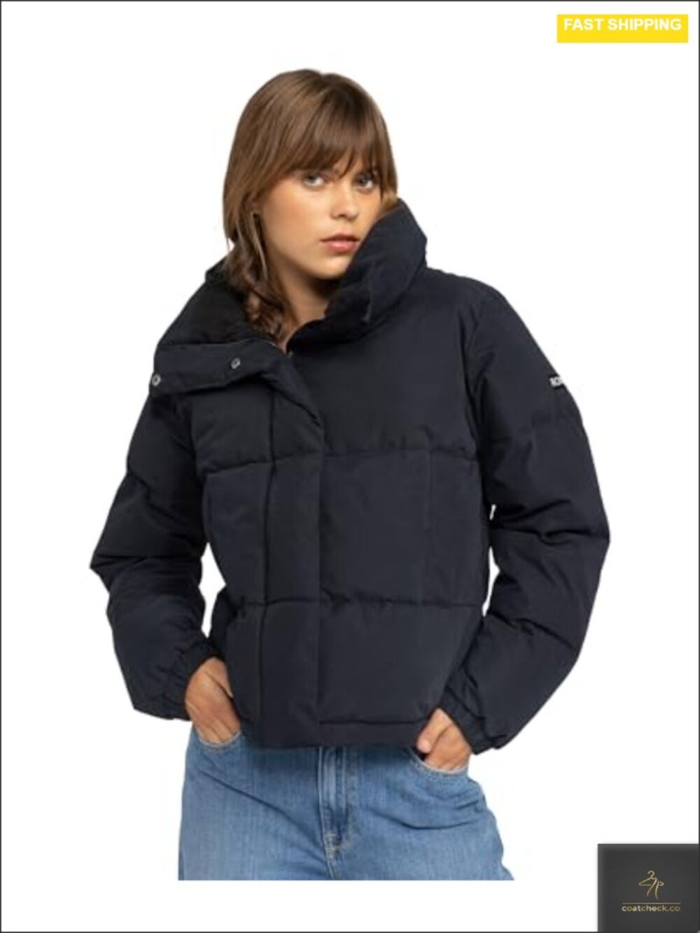 Roxy Winter Rebel Puffer Jacket - 10K Waterproof Recycled Insulated Women's Coat